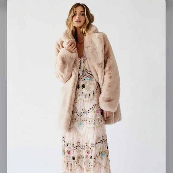 Free People Party Rosalie Beaded Tassels Embroidered Maxi Dress - Picture 4 of 10